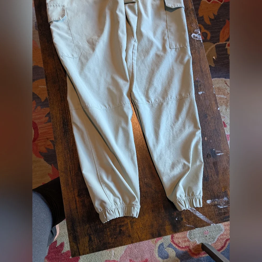 Cargo Pants Drawstring Waist Casual Lightweight Utility Trousers‎